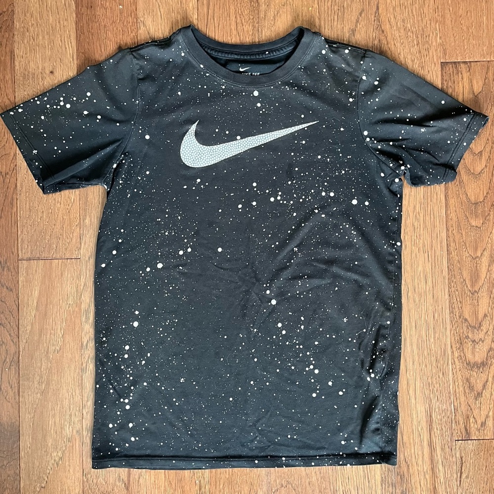 Nike Galaxy Print Black Tee